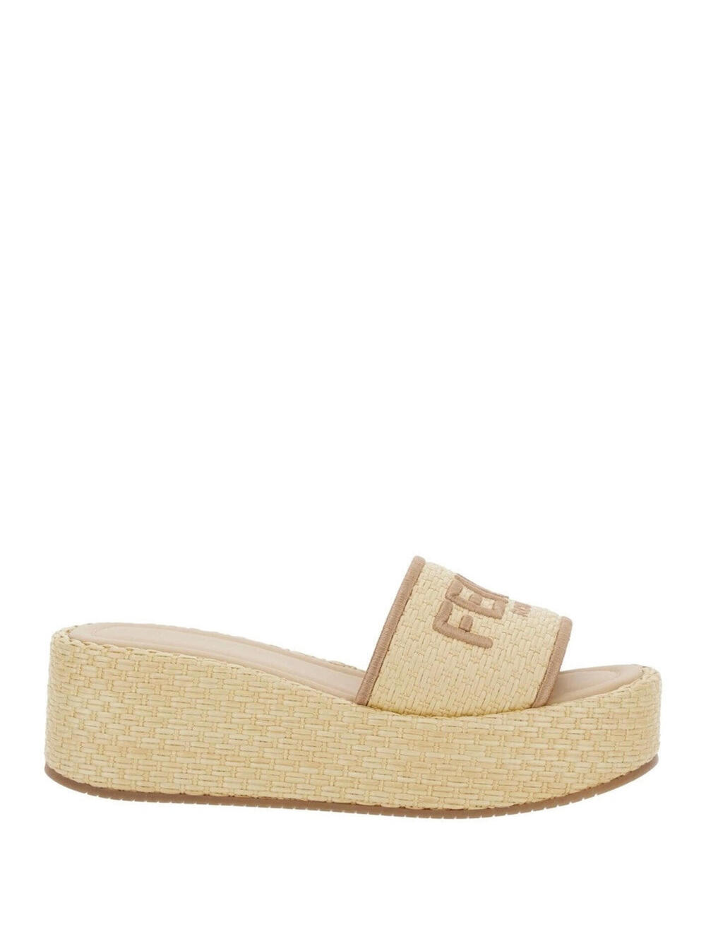Fendi Raffia Sunshine Sandal(PLEASE REQUEST YOUR SIZE BEFORE PURCHASING)